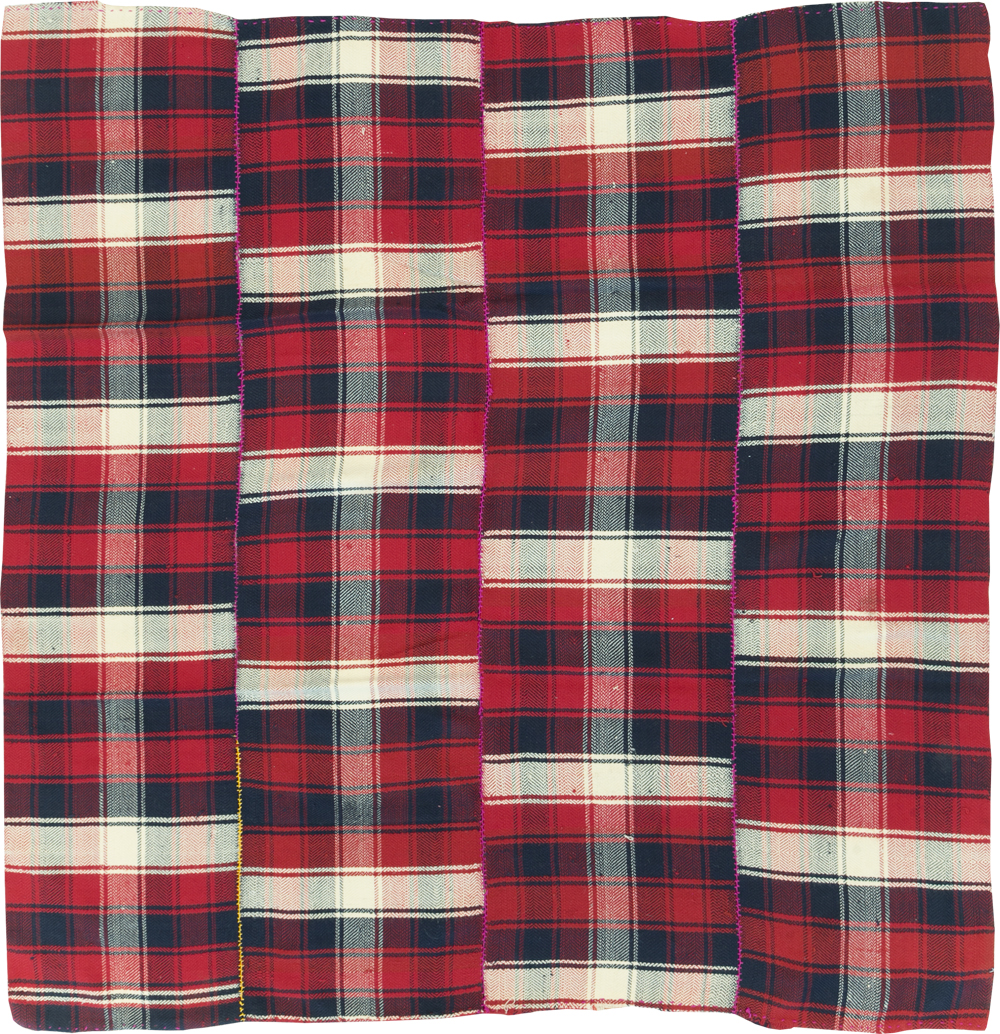 Vintage Persian Square Textile, No.28982 - Galerie Shabab