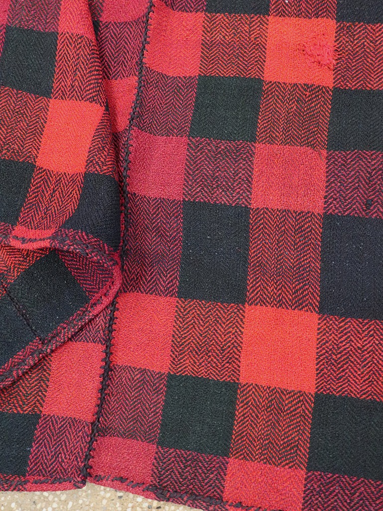 Vintage Persian Plaid Textile, No.28984 - Galerie Shabab