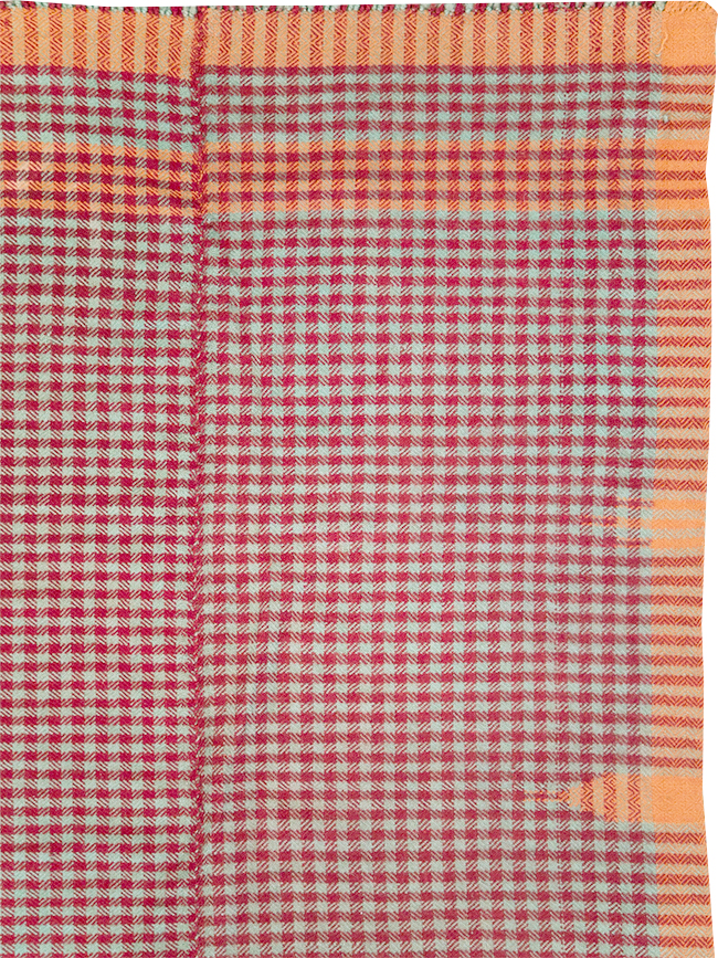 Vintage Persian Square Textile Flatweave, No.28985 - Galerie Shabab