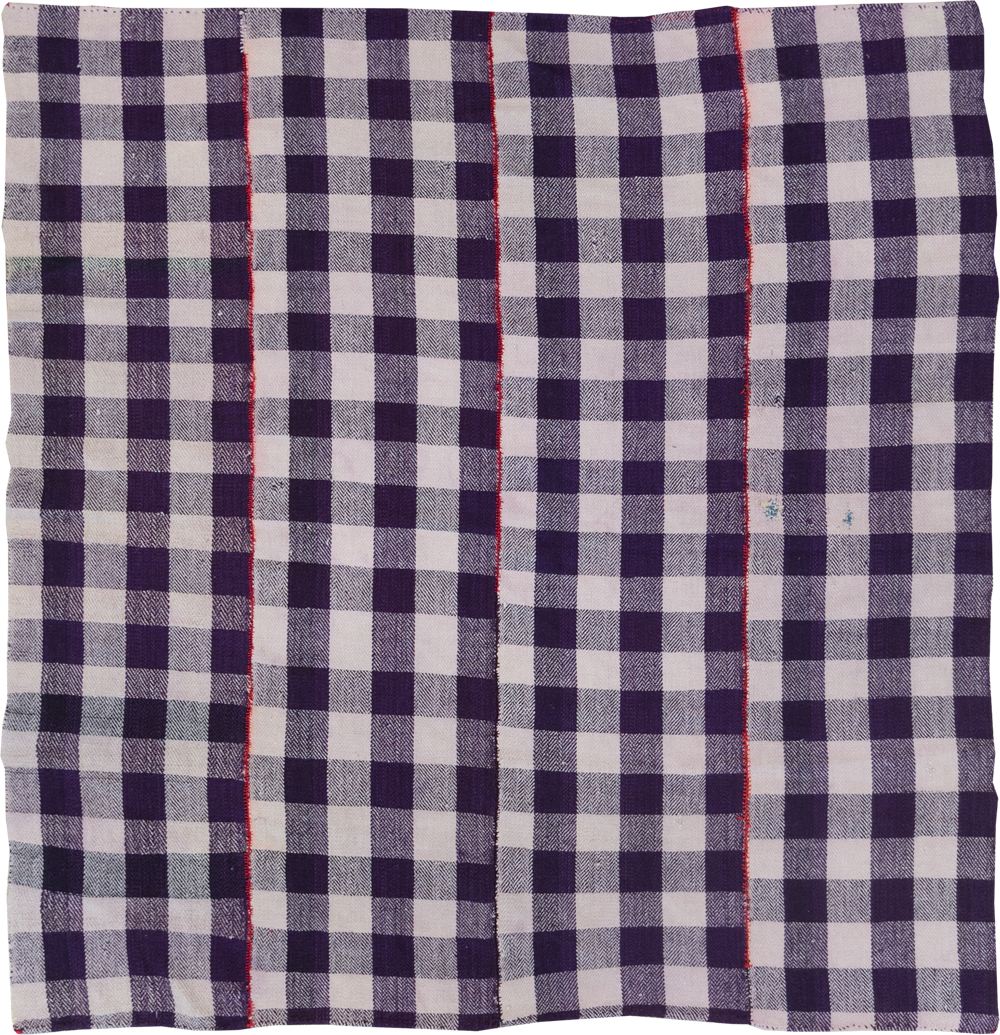 Vintage Persian Square Textile, No.28990 - Galerie Shabab