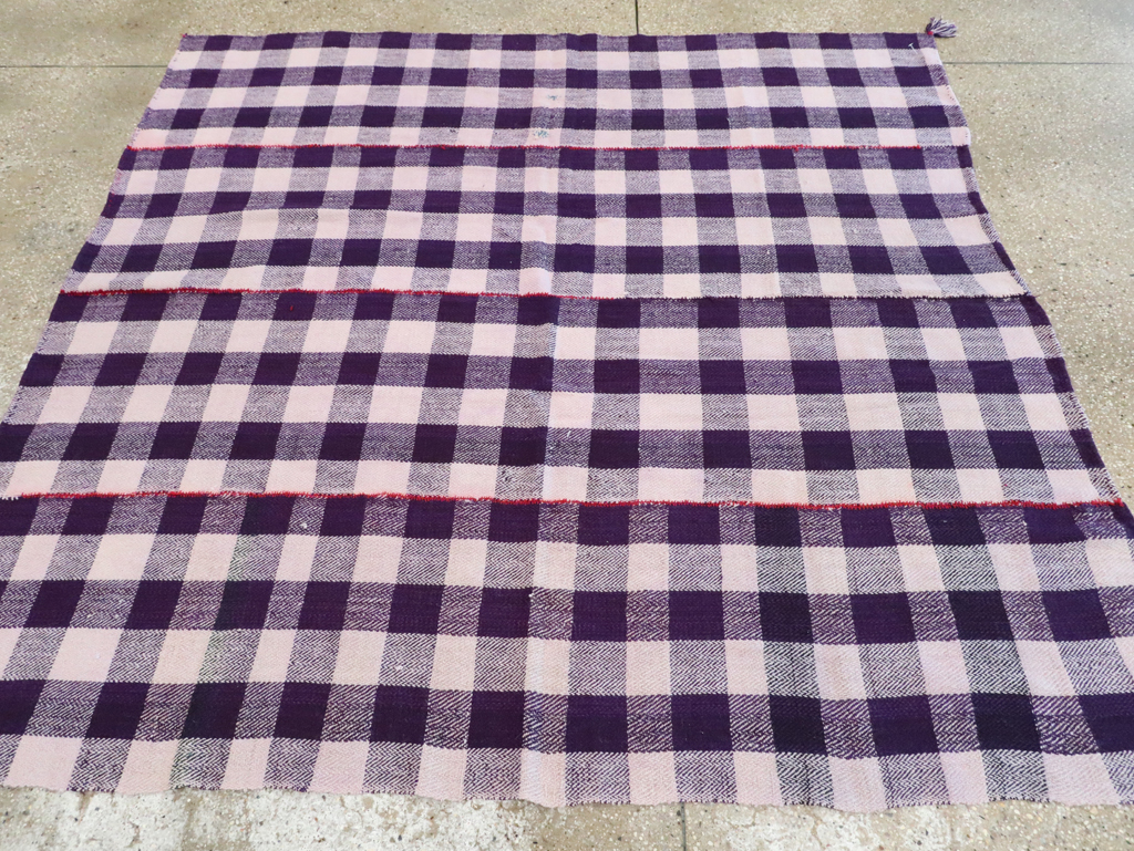 Vintage Persian Square Textile, No.28990 - Galerie Shabab