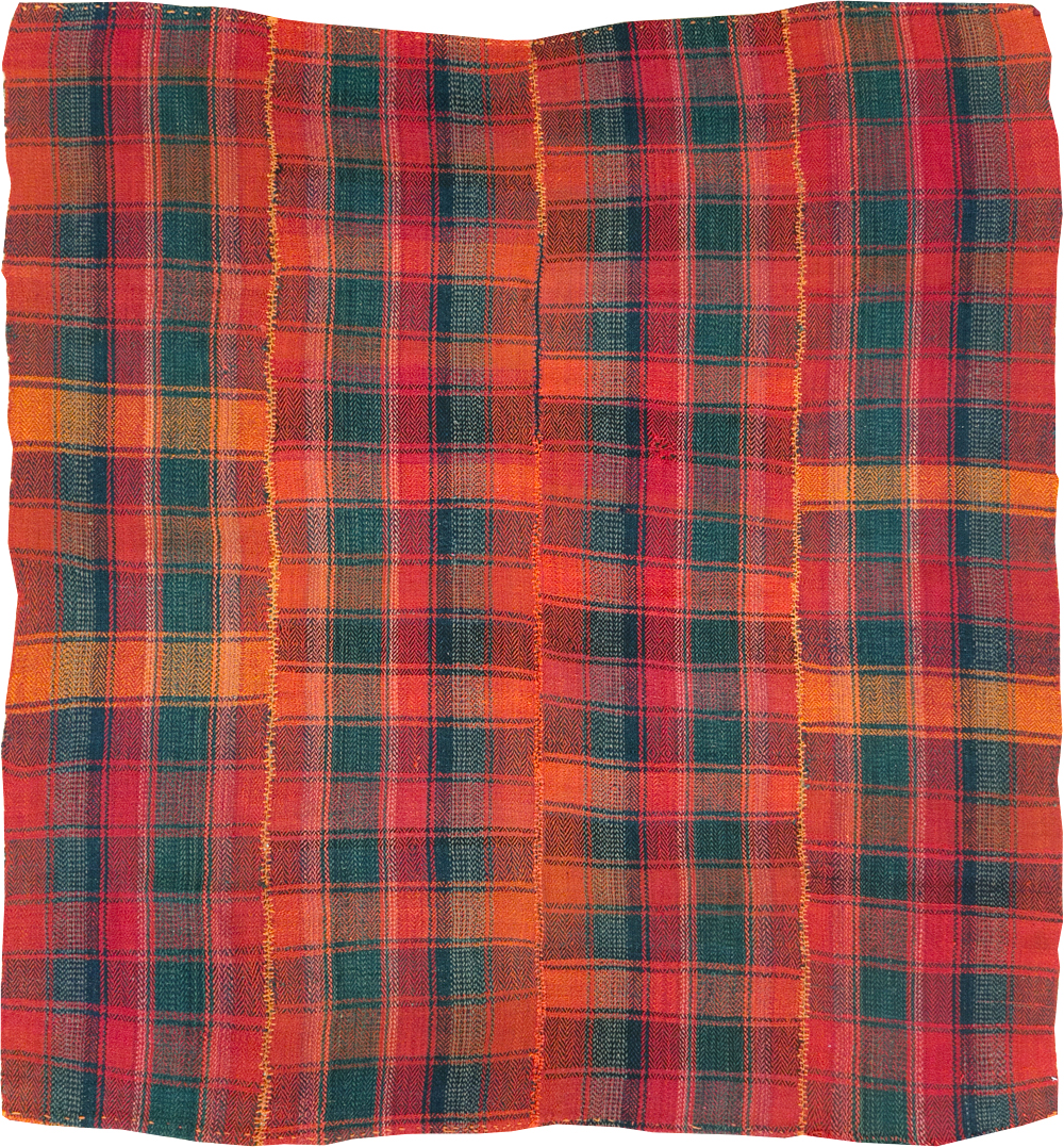 Vintage Persian Square Textile, No.28995 - Galerie Shabab