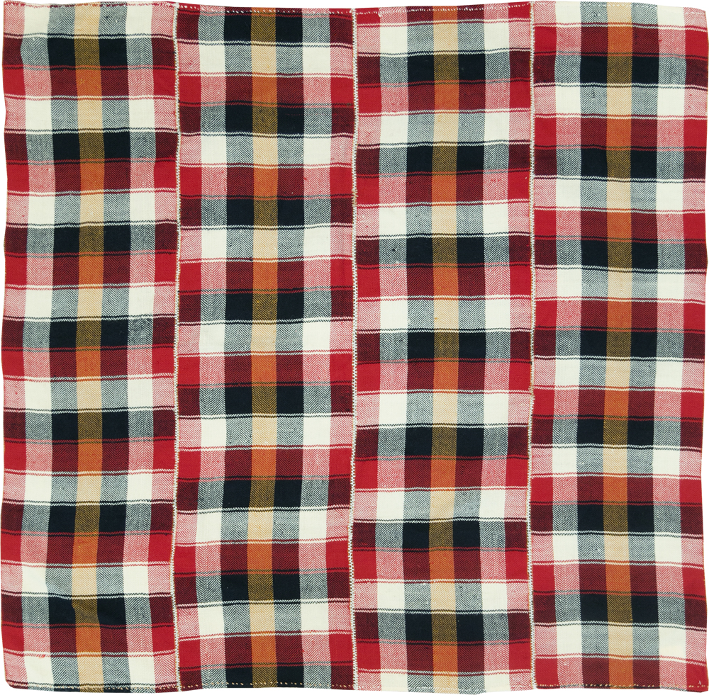 Vintage Persian Square Textile, No.29014 - Galerie Shabab