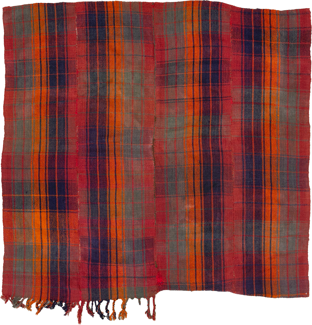 Vintage Persian Plaid Textile, No.29021 - Galerie Shabab