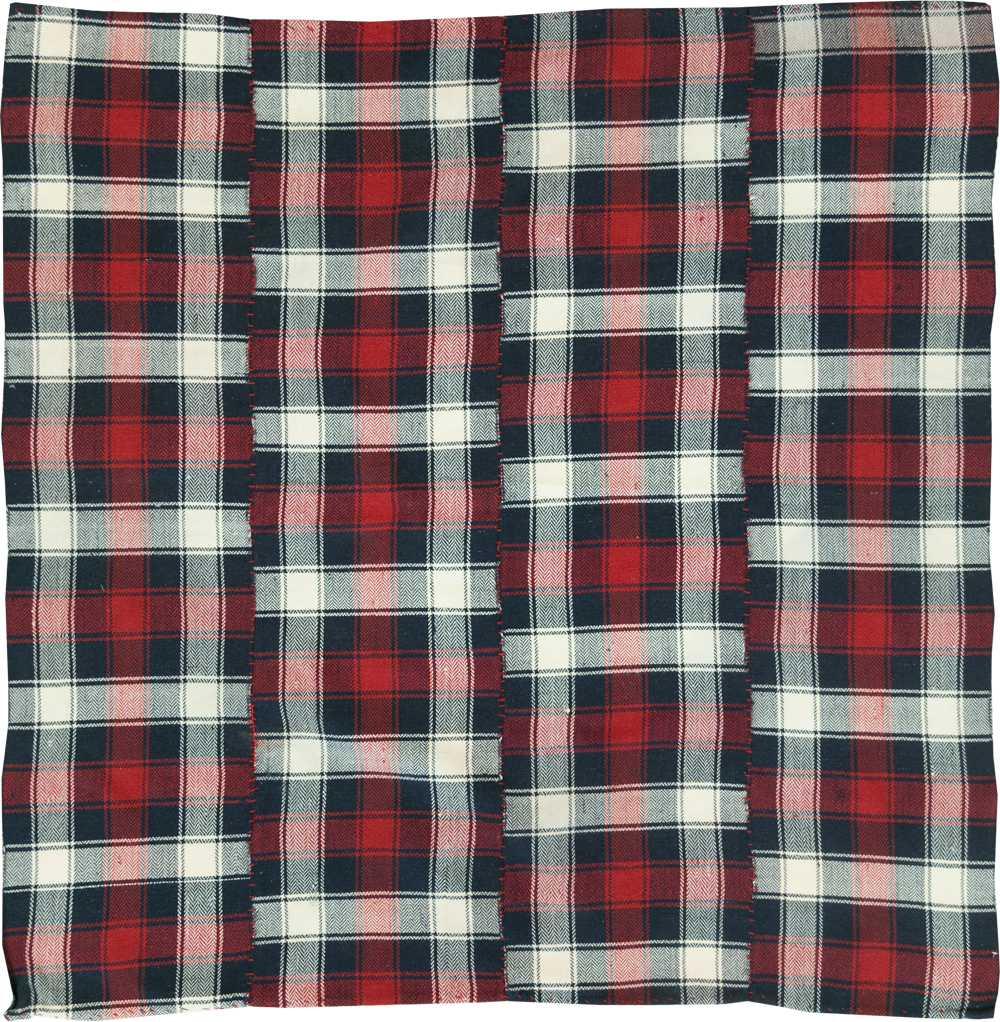 Vintage Persian Square Textile, No.29023 - Galerie Shabab