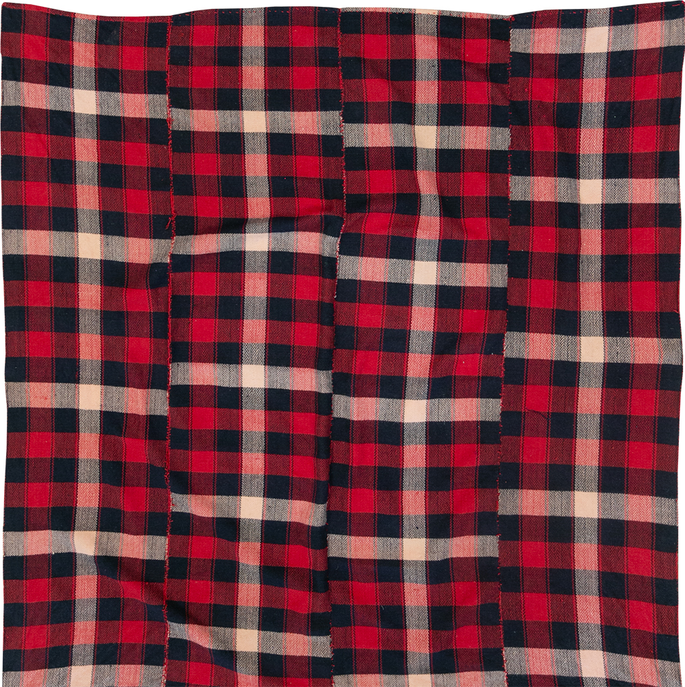 Vintage Persian Plaid Textile, No.29030 - Galerie Shabab