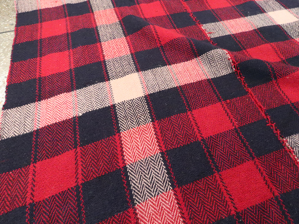 Vintage Persian Plaid Textile, No.29030 - Galerie Shabab