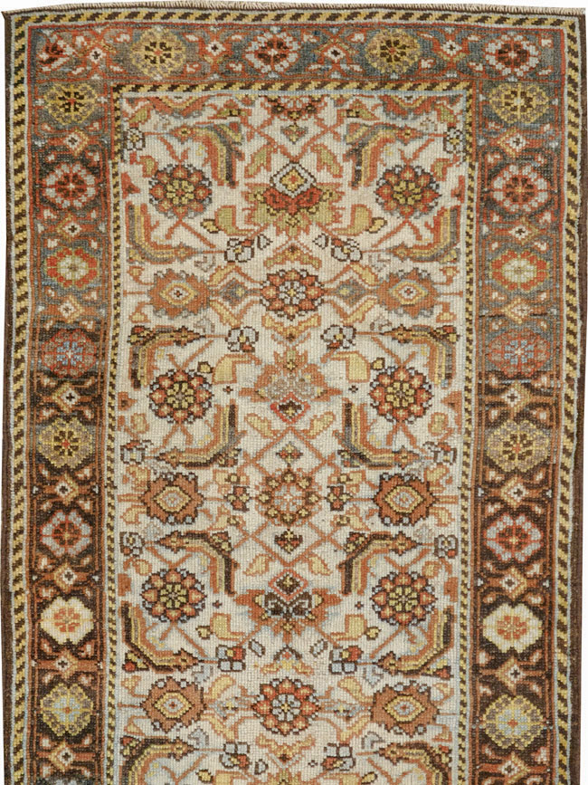 Antique Persian Mahal Runner, No.29040 - Galerie Shabab
