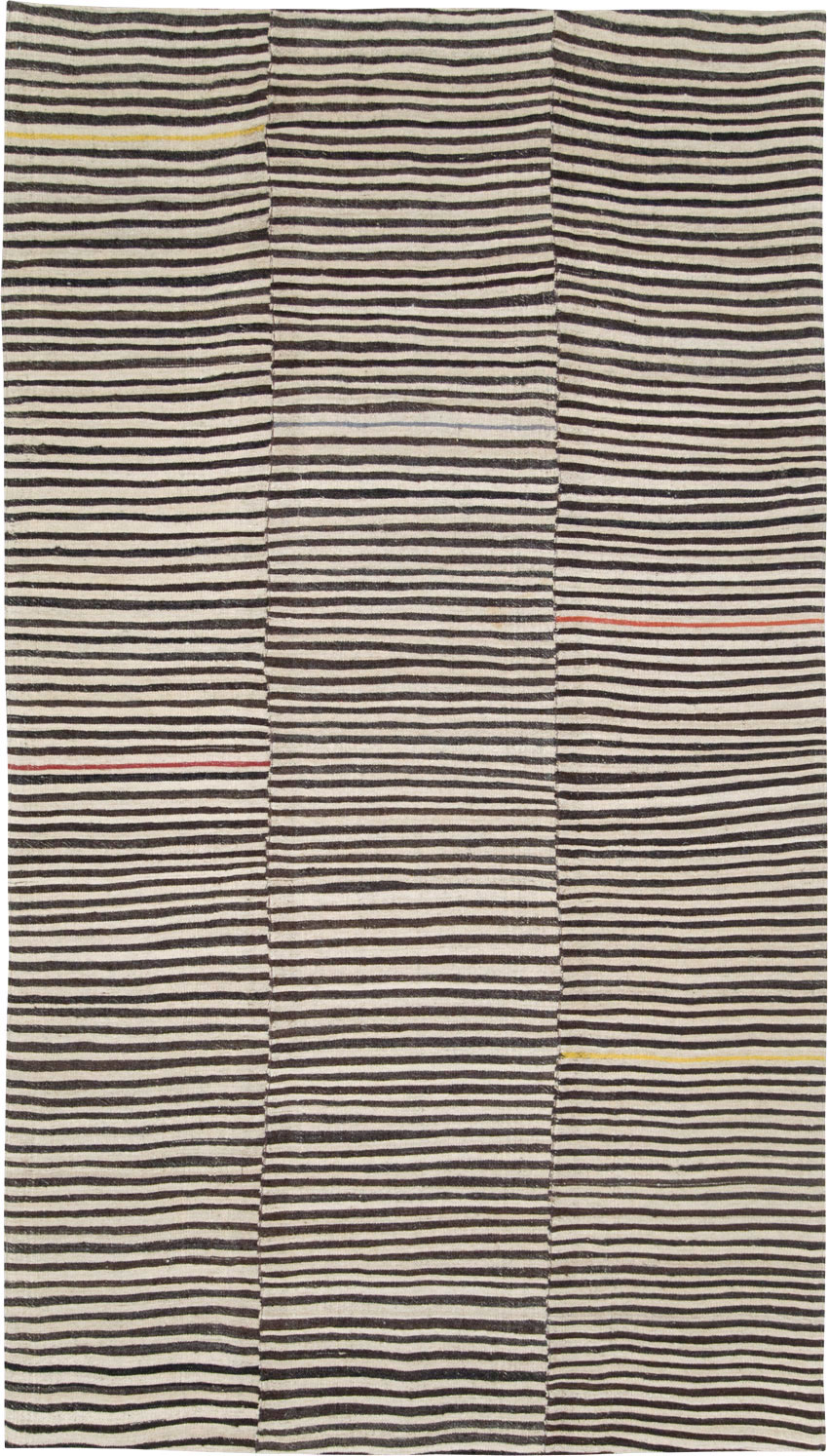 Vintage Persian Flatweave Kilim Accent Rug, No.29044 - Galerie Shabab