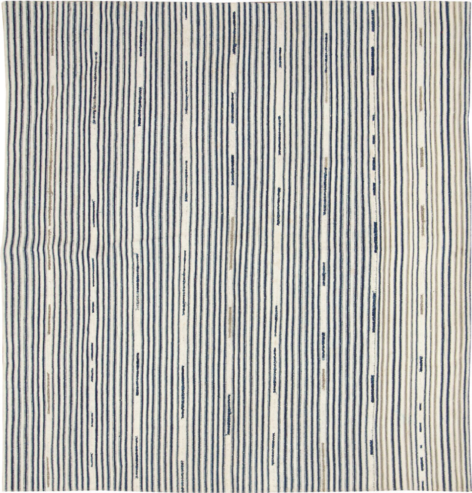 Vintage Square Flatweave, No.29045 - Galerie Shabab