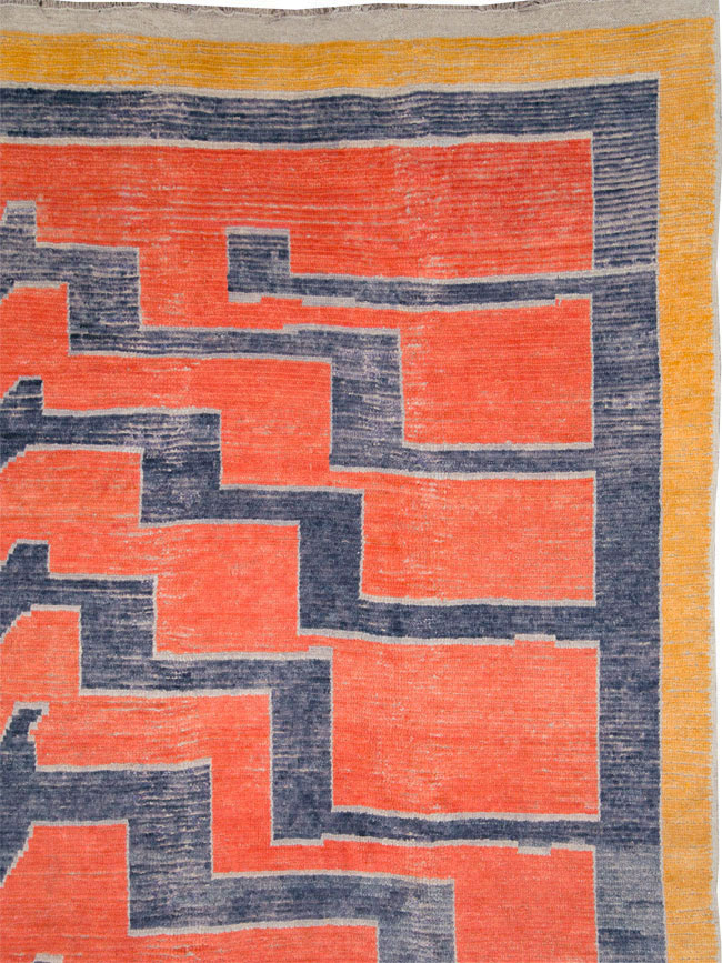 Modern Turkish Tulu Large Room Size Carpet, No.29048 - Galerie Shabab