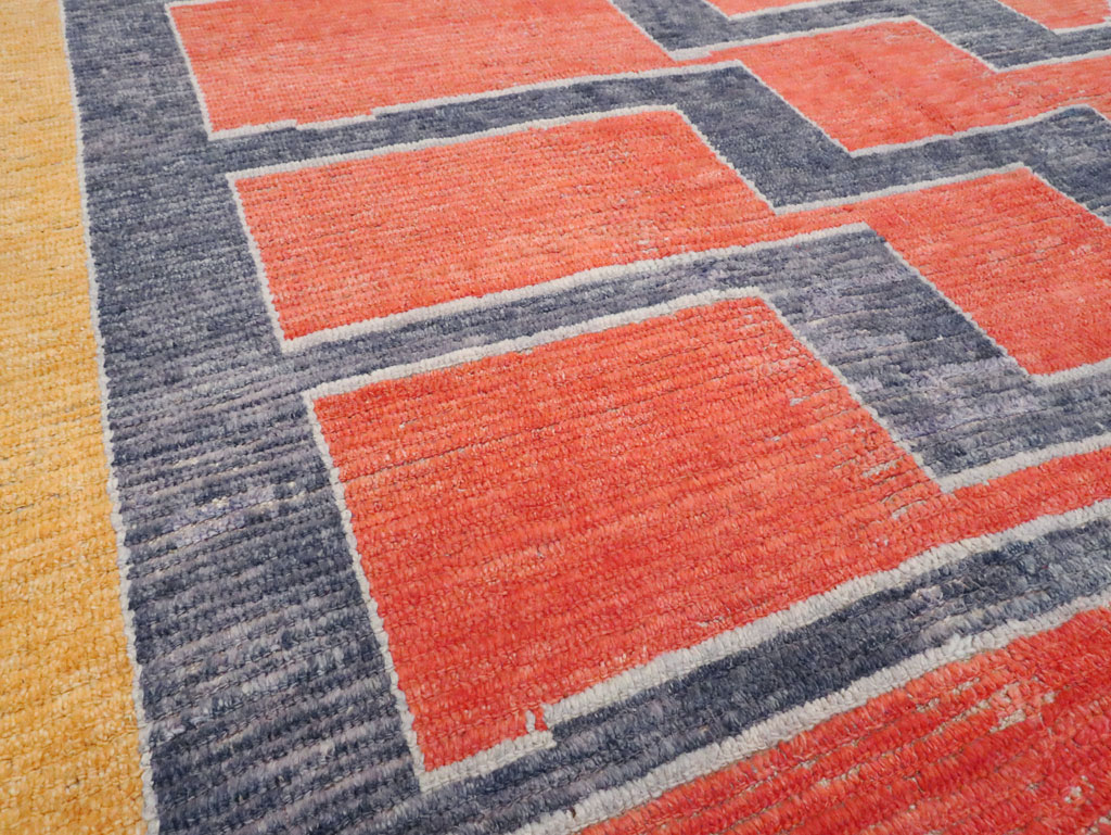 Modern Turkish Tulu Large Room Size Carpet, No.29048 - Galerie Shabab