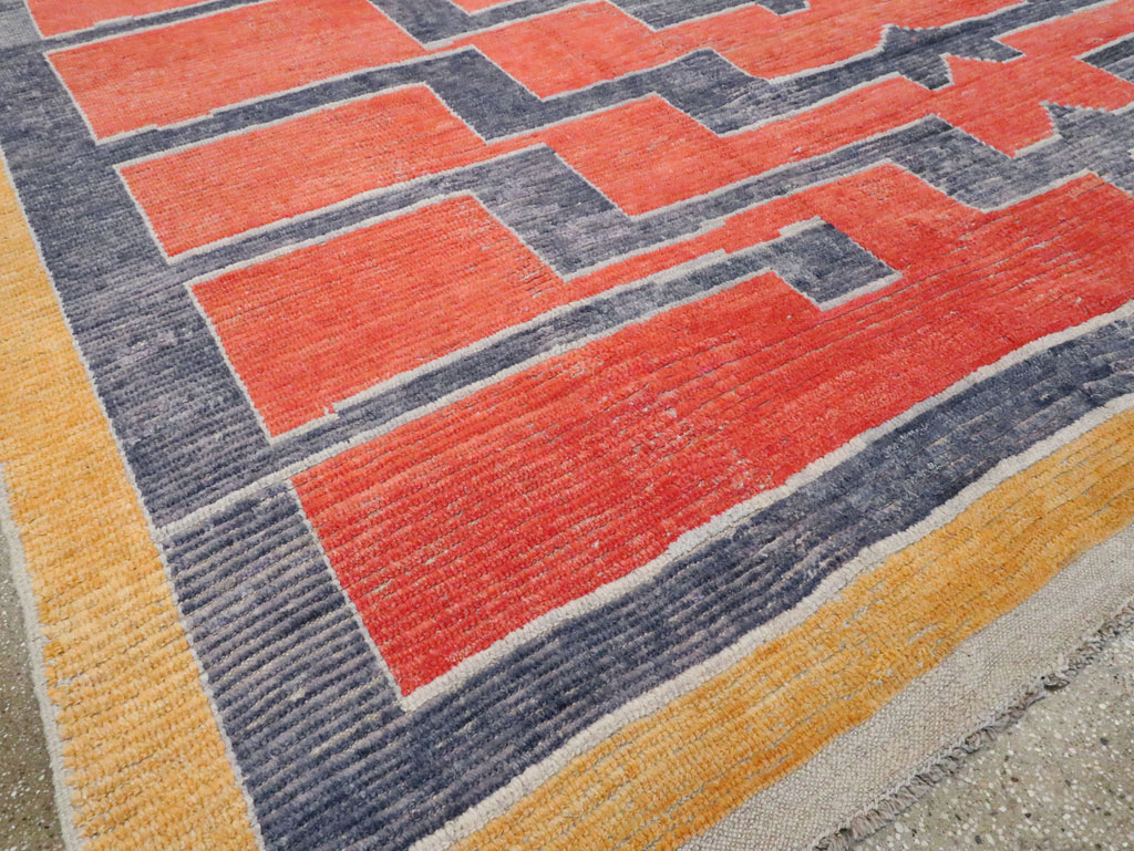 Modern Turkish Tulu Large Room Size Carpet, No.29048 - Galerie Shabab