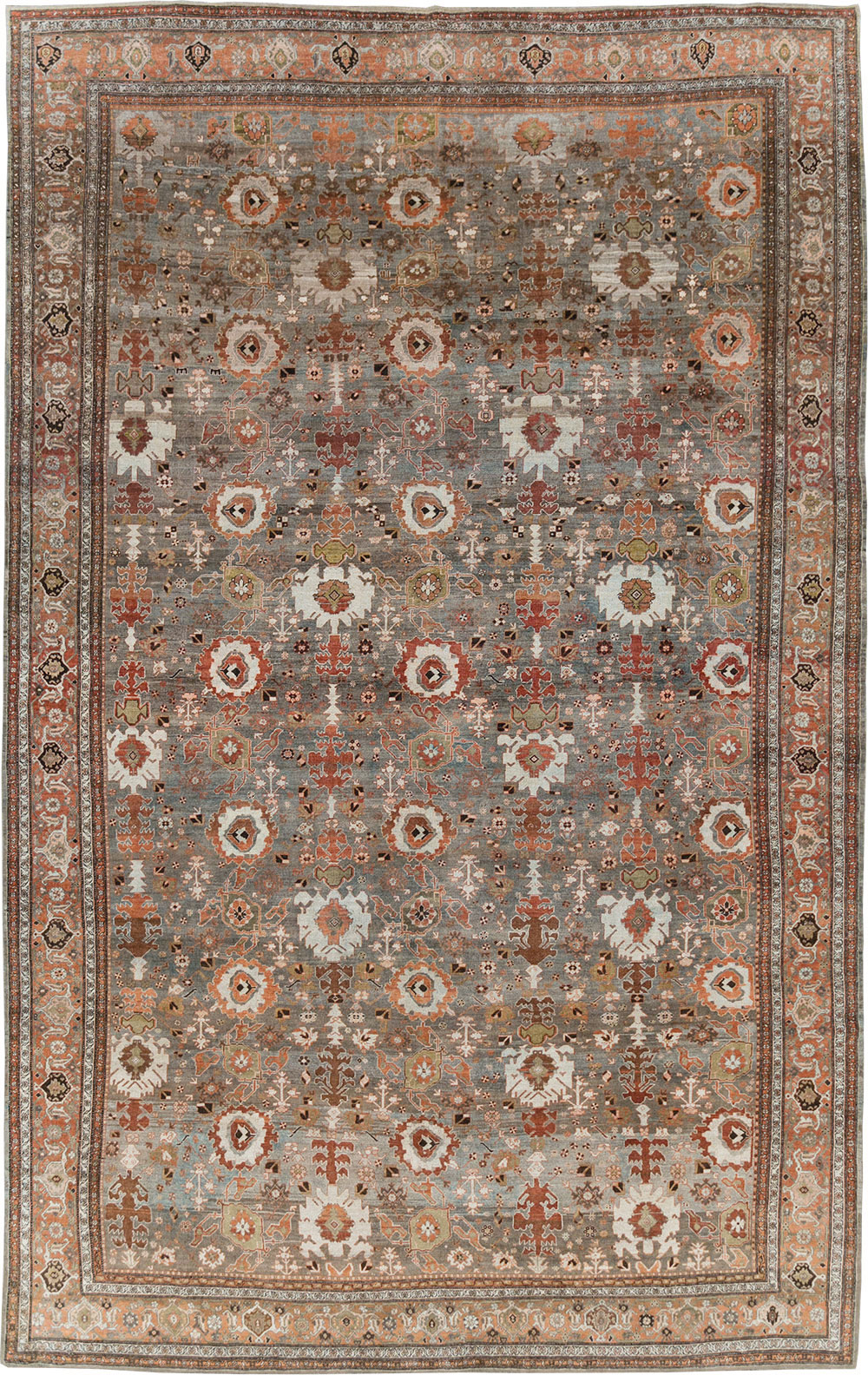 Antique Persian Bidjar Large Room Size Carpet, No.29052 - Galerie Shabab