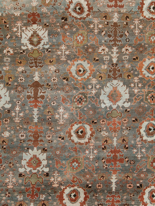Antique Persian Bidjar Large Room Size Carpet, No.29052 - Galerie Shabab