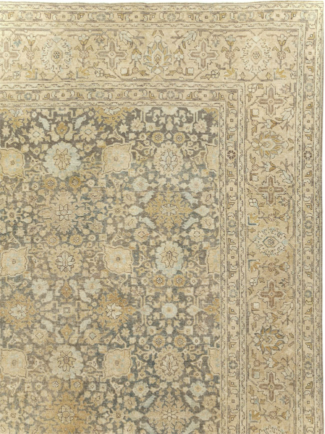 Antique Persian Tabriz Room Size Carpet, No.29053 - Galerie Shabab