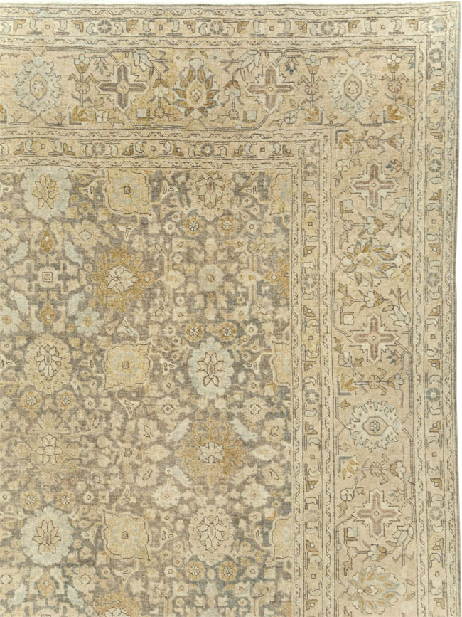 Antique Persian Tabriz Room Size Carpet, No.29053 - Galerie Shabab