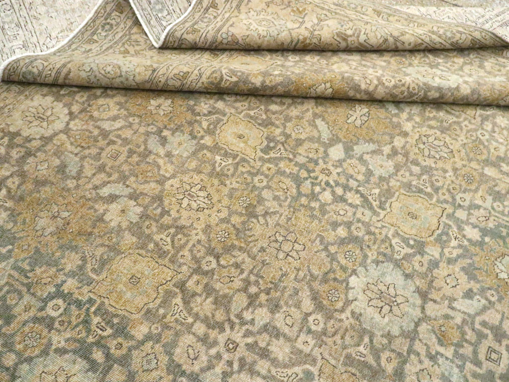 Antique Persian Tabriz Room Size Carpet, No.29053 - Galerie Shabab