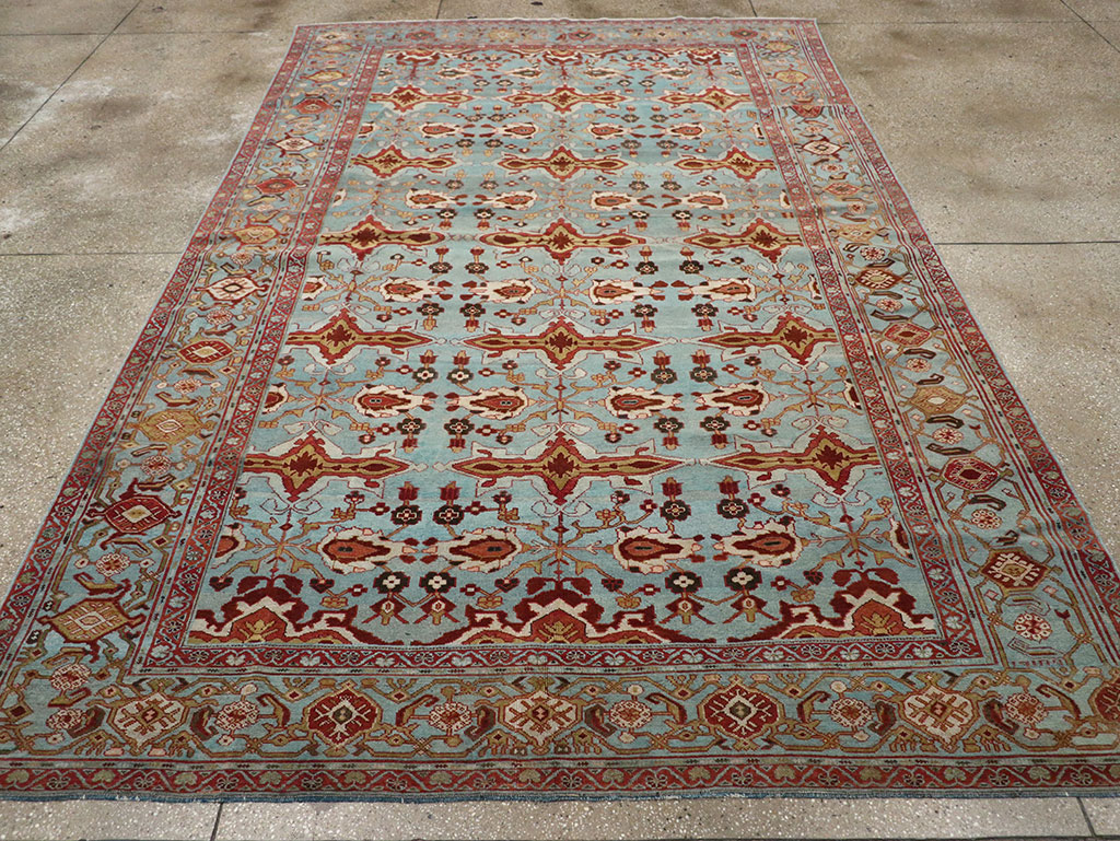 Antique Persian Kurdish Room Size Carpet, No.29056 - Galerie Shabab
