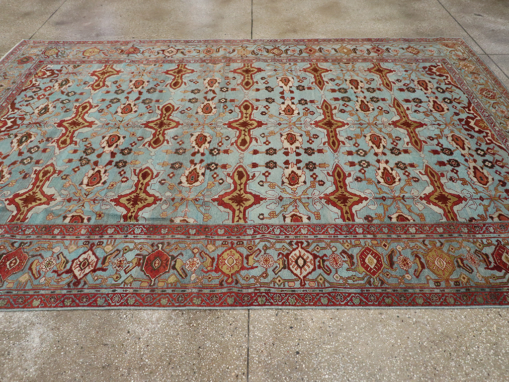 Antique Persian Kurdish Room Size Carpet, No.29056 - Galerie Shabab