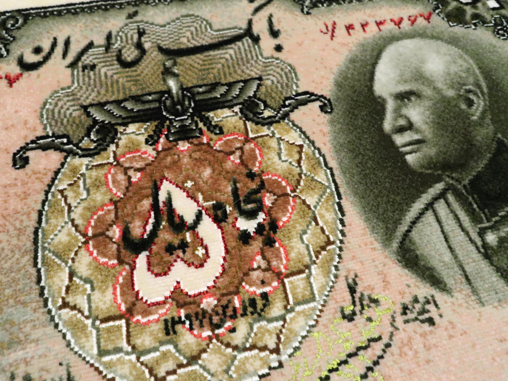 Vintage Persian Tabriz Pictorial Rug, No.29079 - Galerie Shabab