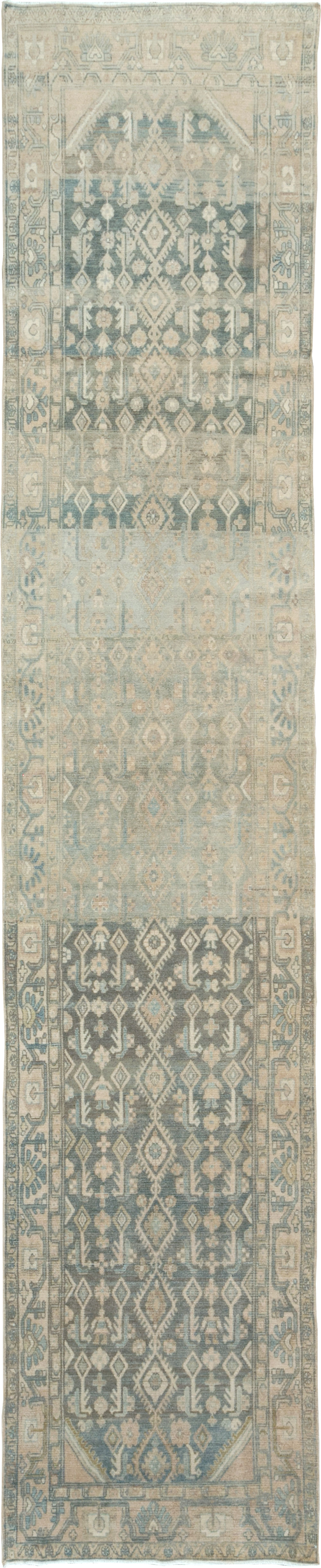 Vintage Persian Malayer Long Runner, No.29093 - Galerie Shabab
