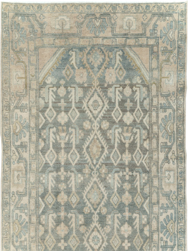 Vintage Persian Malayer Long Runner, No.29093 - Galerie Shabab
