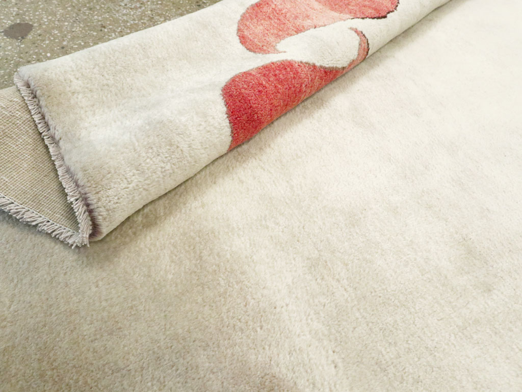 Vintage Persian Mashad Deco Style Rug (Pair: 2 of 2), No.29095 - Galerie Shabab