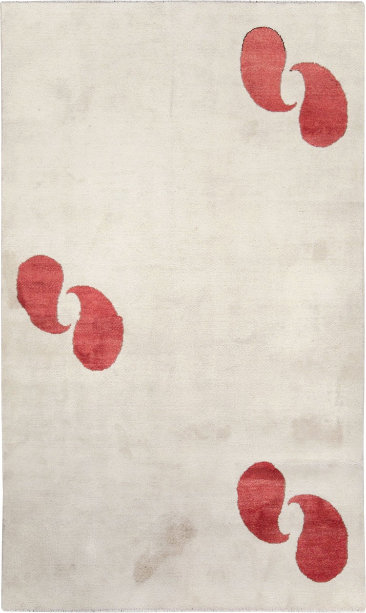 Vintage Deco Style Persian Mashad, No.29096 - Galerie Shabab