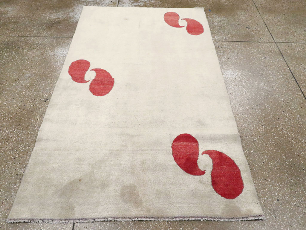 Vintage Deco Style Persian Mashad, No.29096 - Galerie Shabab