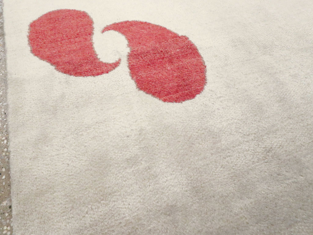 Vintage Deco Style Persian Mashad, No.29096 - Galerie Shabab