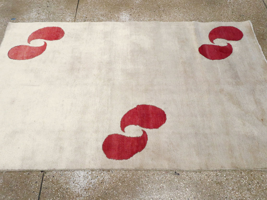 Vintage Deco Style Persian Mashad, No.29096 - Galerie Shabab