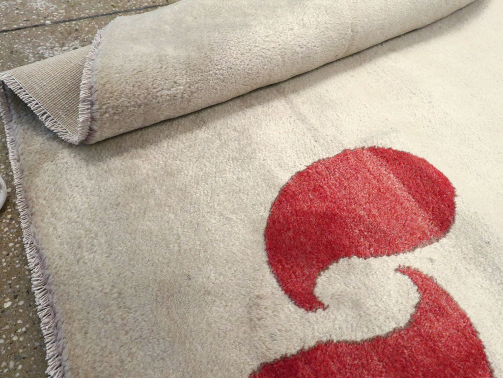 Vintage Deco Style Persian Mashad, No.29096 - Galerie Shabab