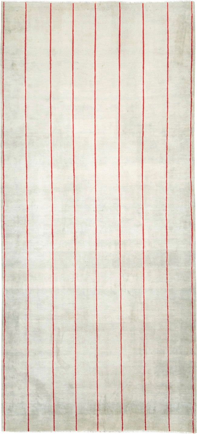 Vintage Persian Art Deco Mashad Throw Rug (Pair: 2 of 2), No.29098 - Galerie Shabab