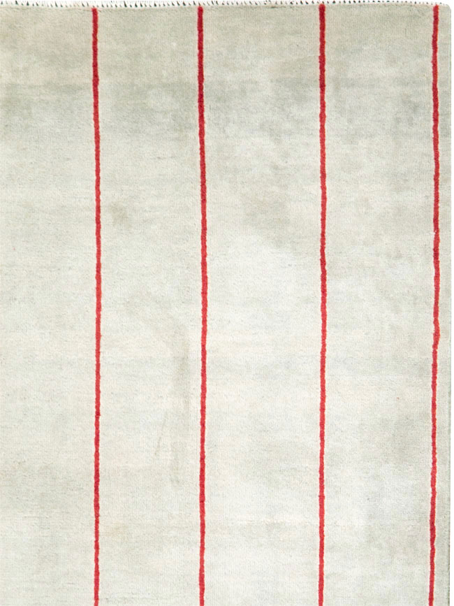 Vintage Persian Art Deco Mashad Throw Rug (Pair: 2 of 2), No.29098 - Galerie Shabab