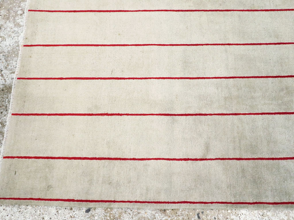 Vintage Persian Art Deco Mashad Throw Rug (Pair: 2 of 2), No.29098 - Galerie Shabab