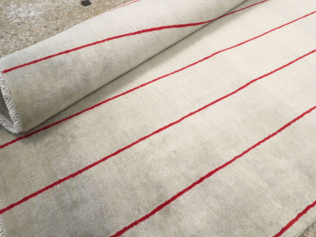 Vintage Persian Art Deco Mashad Throw Rug (Pair: 2 of 2), No.29098 - Galerie Shabab