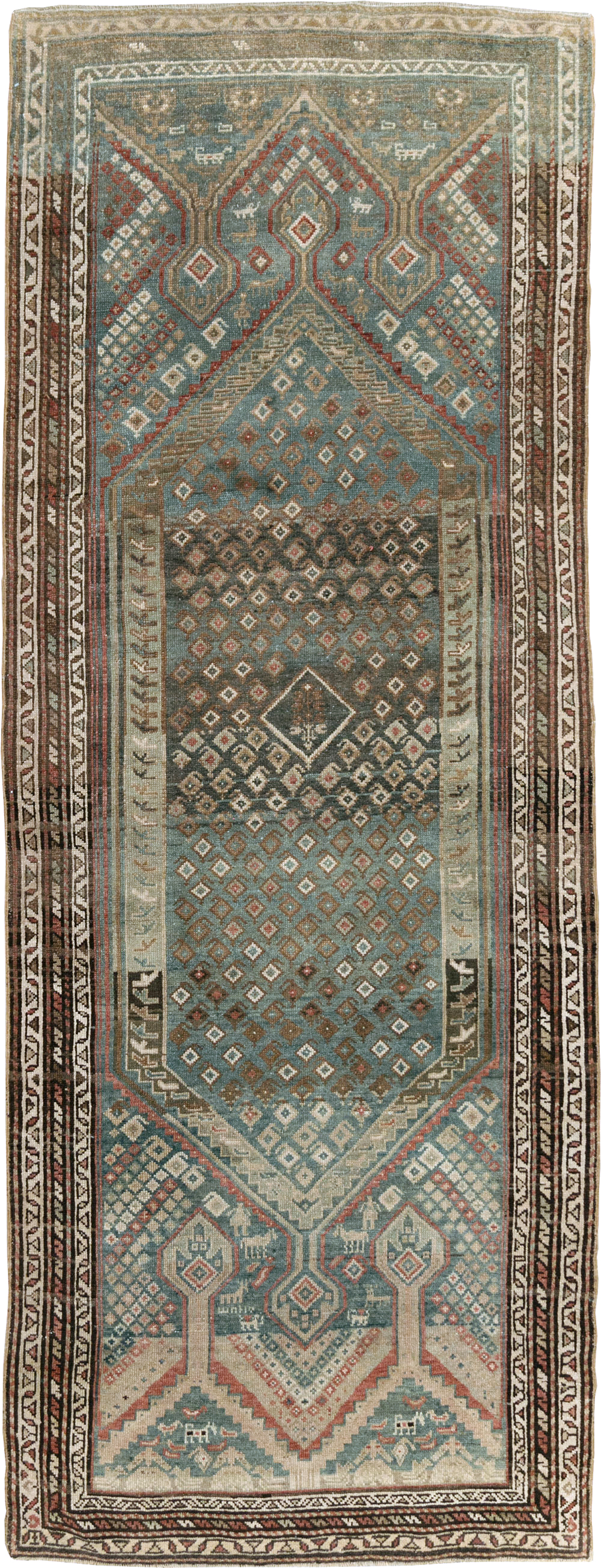Antique Persian Malayer Rug, No.29100 - Galerie Shabab