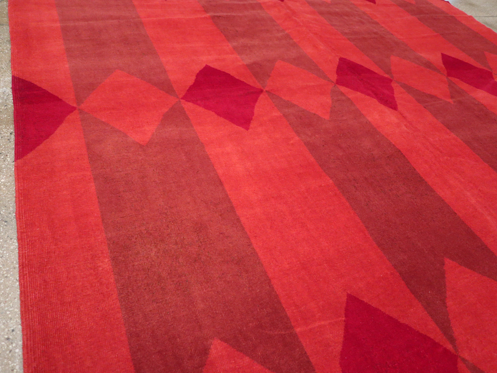 Vintage Turkish Art Deco Large Carpet, No.29103 - Galerie Shabab