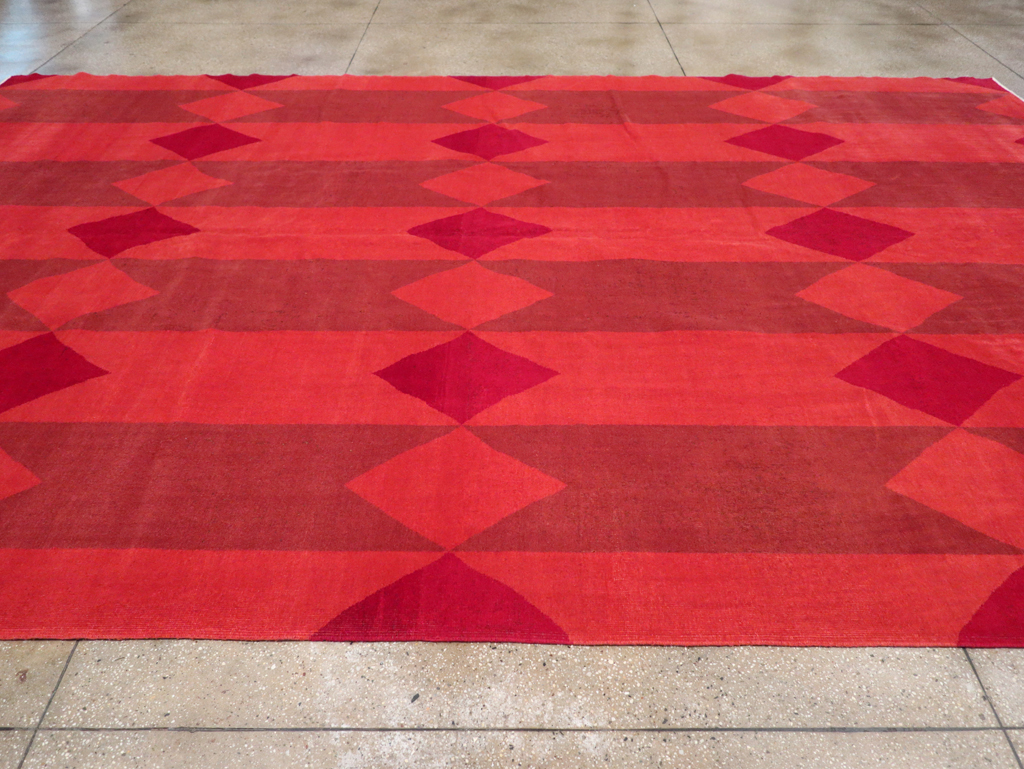 Vintage Turkish Art Deco Large Carpet, No.29103 - Galerie Shabab