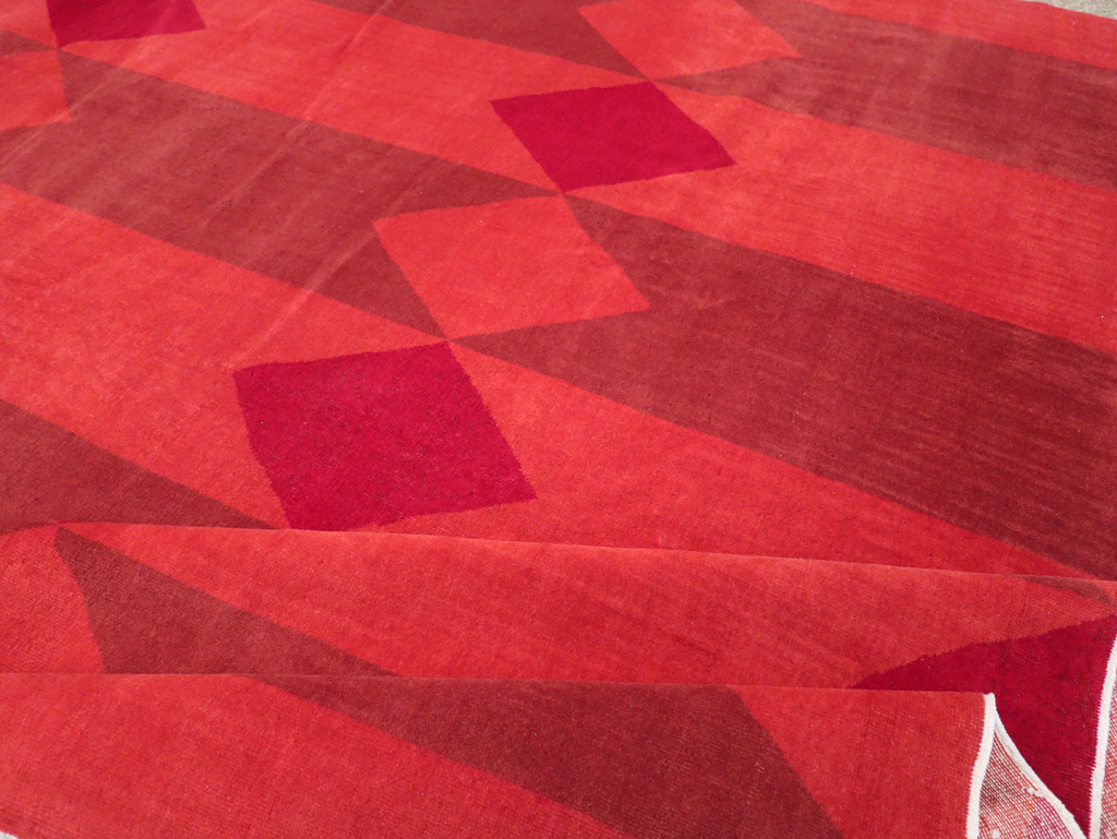 Vintage Turkish Art Deco Large Carpet, No.29103 - Galerie Shabab