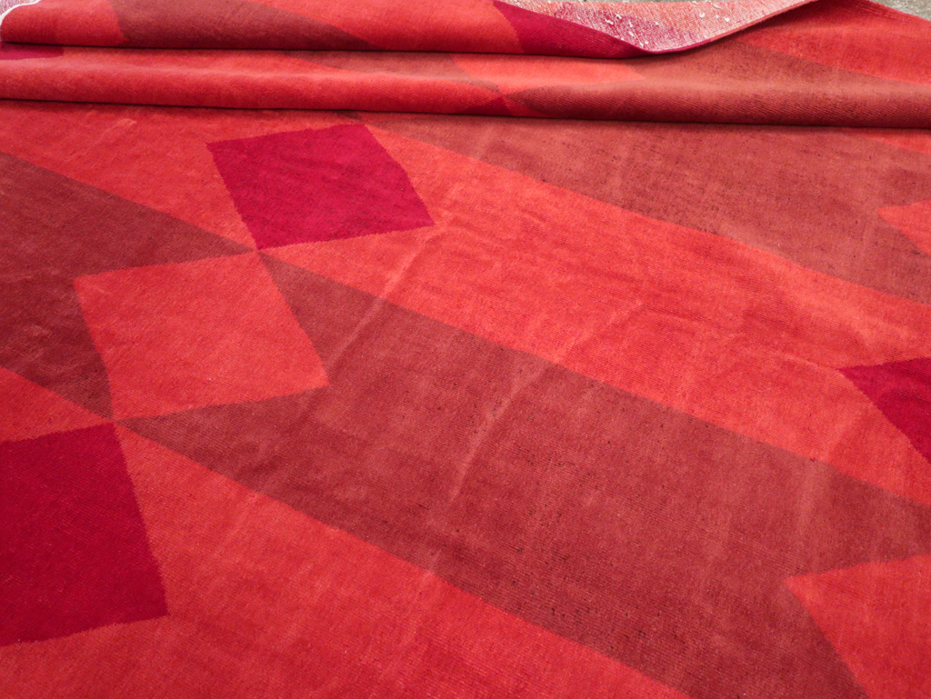 Vintage Turkish Art Deco Large Carpet, No.29103 - Galerie Shabab