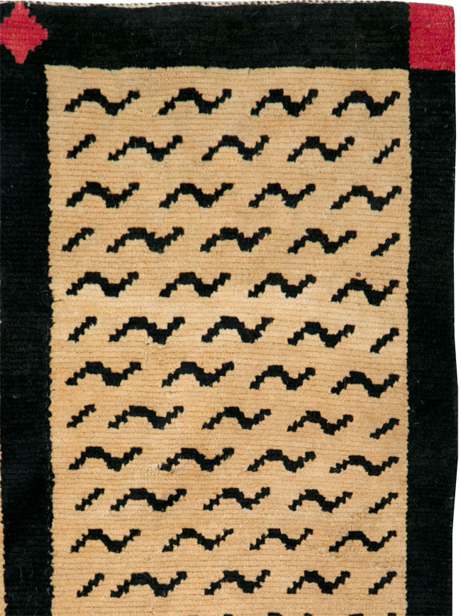 Vintage Tibetan Throw Rug, No.29106 - Galerie Shabab