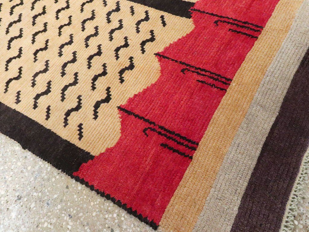 Vintage Tibetan Throw Rug, No.29106 - Galerie Shabab