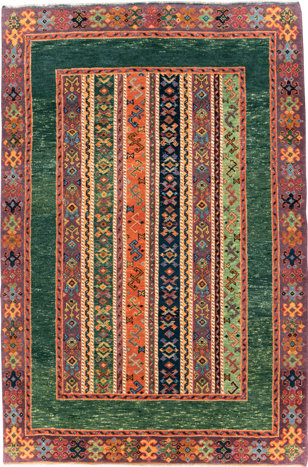 Vintage Turkish Anatolian Accent Rug, No.29107 - Galerie Shabab