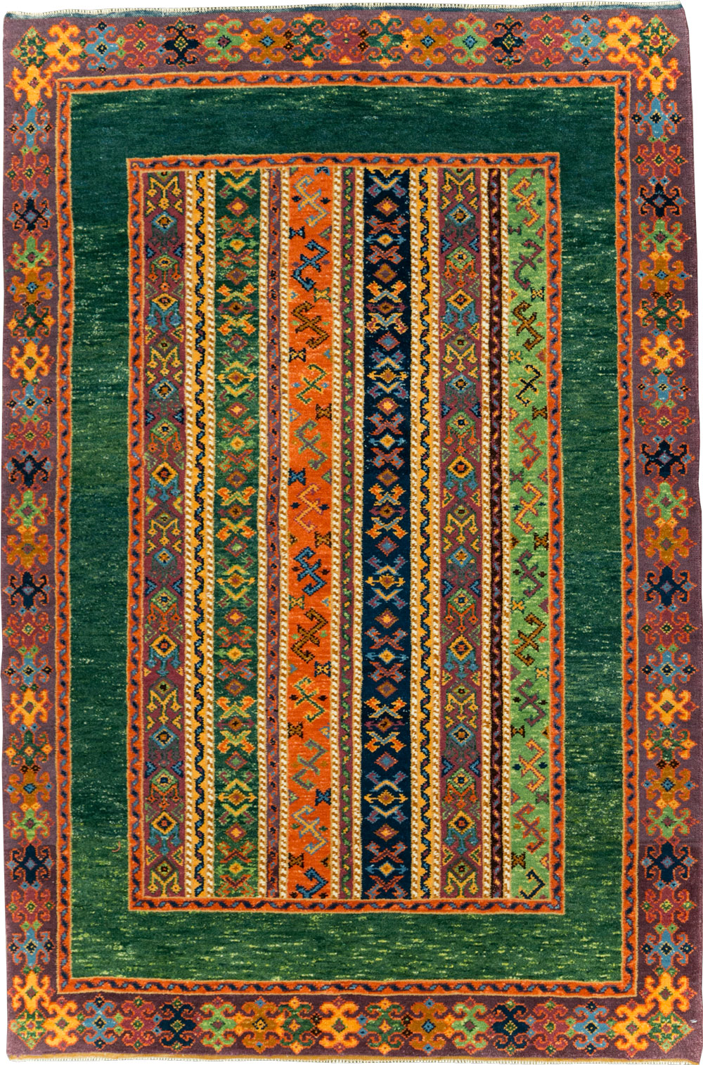 Vintage Turkish Anatolian Accent Rug, No.29107 - Galerie Shabab