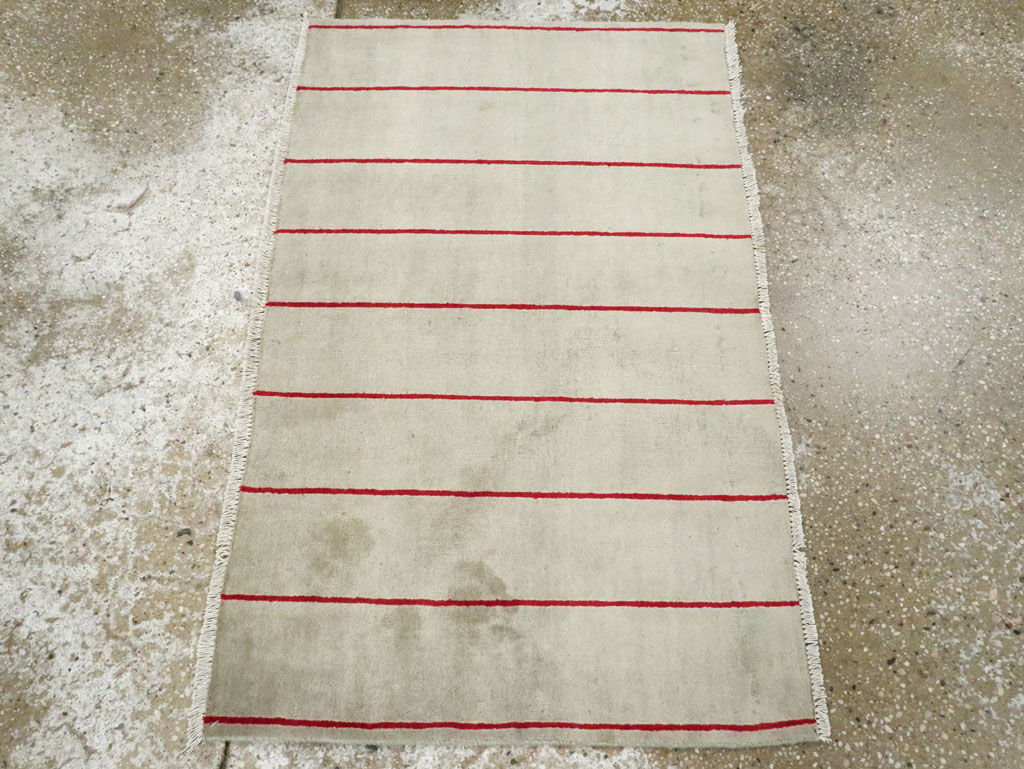 Vintage Persian Deco Tabriz Rug, No.29108 - Galerie Shabab