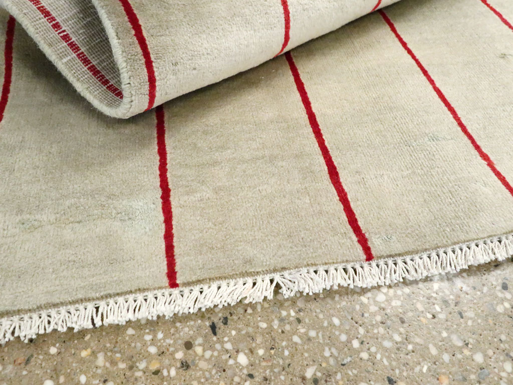 Vintage Persian Deco Tabriz Rug, No.29108 - Galerie Shabab