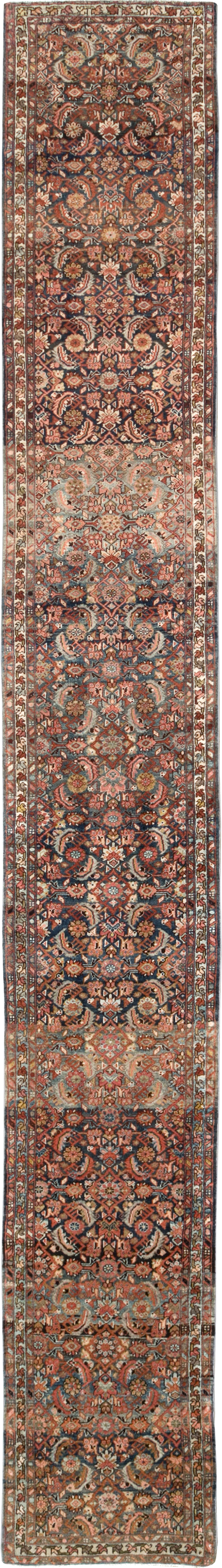 Antique Persian Malayer Long Runner, No.29109 - Galerie Shabab