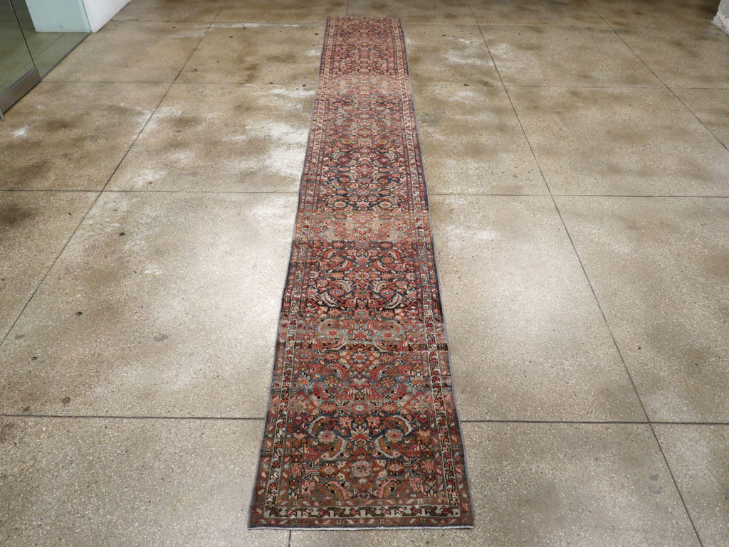 Antique Persian Malayer Long Runner, No.29109 - Galerie Shabab